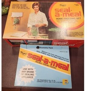 1976 DAZEY SEAL-A-MEAL Model 8000‎ with Original Box Works inc. extra bags